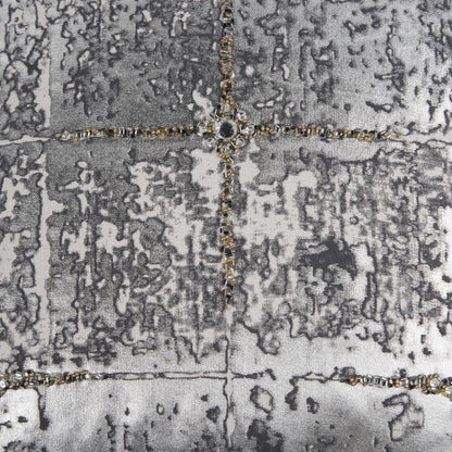 Dolly Metallic Silver Decorative Pillow Insert - LOOMLAN - LOOMLAN - Throw Pillows