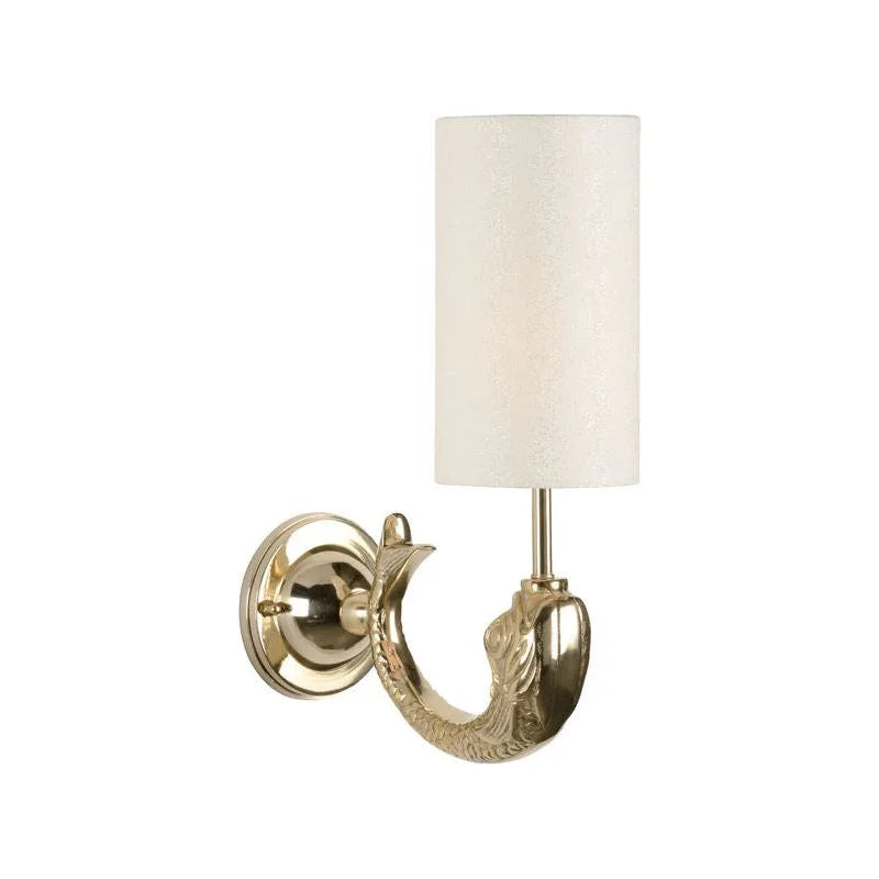 Dolphin Cast Aluminum Made Wall Sconce - LOOMLAN - Wildwood - Wall Sconces