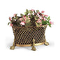 Dolphin Woven Iron Wire Design Planter - LOOMLAN - Chelsea House - Planters