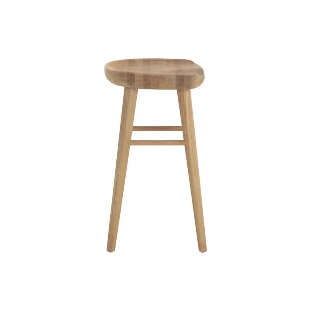 Dominic Wooden TraditionalCounter Stool - LOOMLAN - SUNPAN - Counter Stools