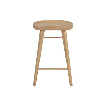 Dominic Wooden TraditionalCounter Stool - LOOMLAN - SUNPAN - Counter Stools