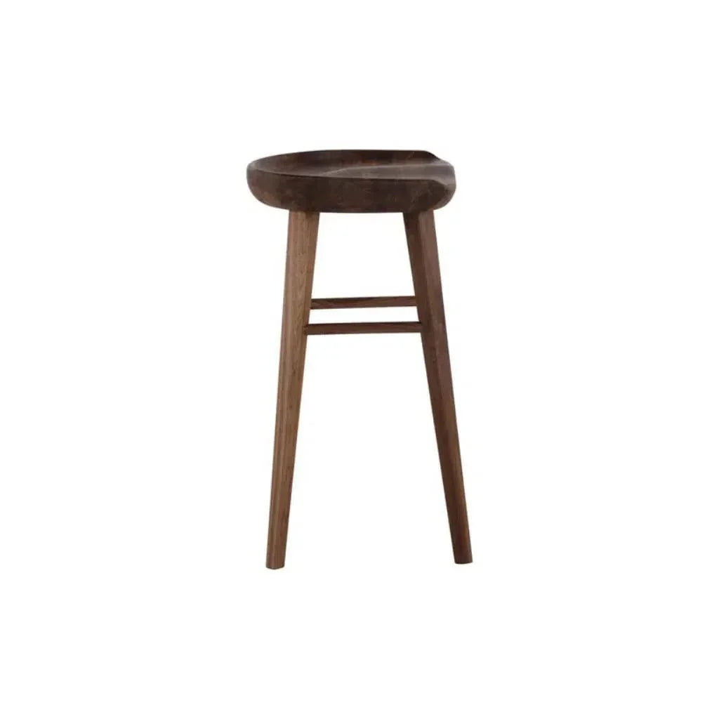 Dominic Wooden TraditionalCounter Stool - LOOMLAN - SUNPAN - Counter Stools