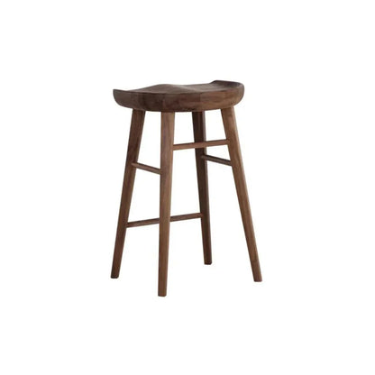 Dominic Wooden TraditionalCounter Stool - LOOMLAN - SUNPAN - Counter Stools