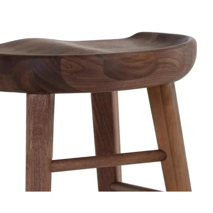 Dominic Wooden TraditionalCounter Stool - LOOMLAN - SUNPAN - Counter Stools