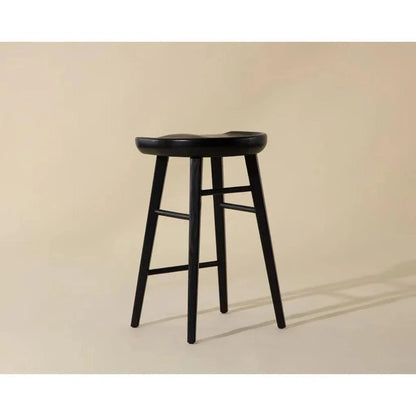 Dominic Wooden TraditionalCounter Stool - LOOMLAN - SUNPAN - Counter Stools