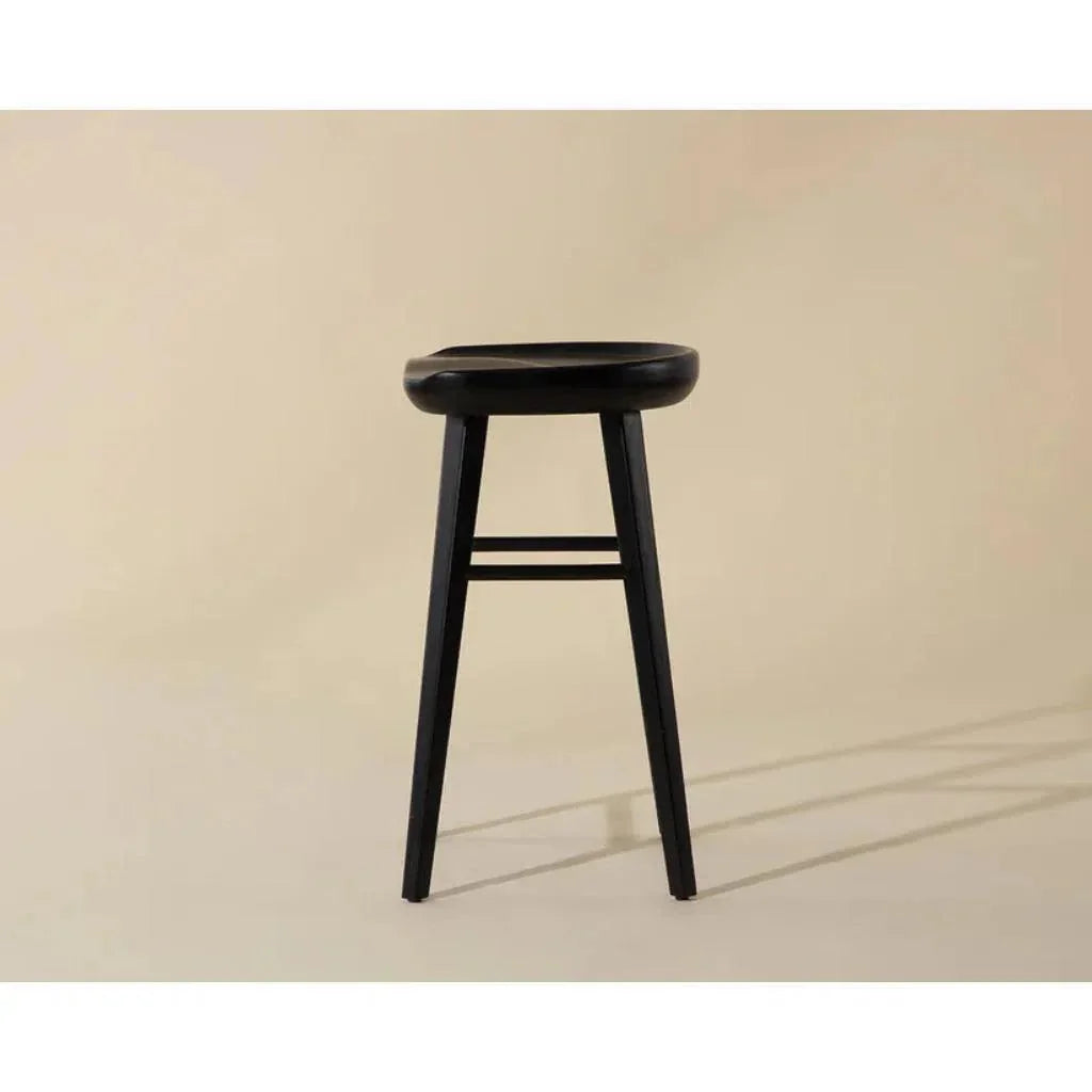 Dominic Wooden TraditionalCounter Stool - LOOMLAN - SUNPAN - Counter Stools