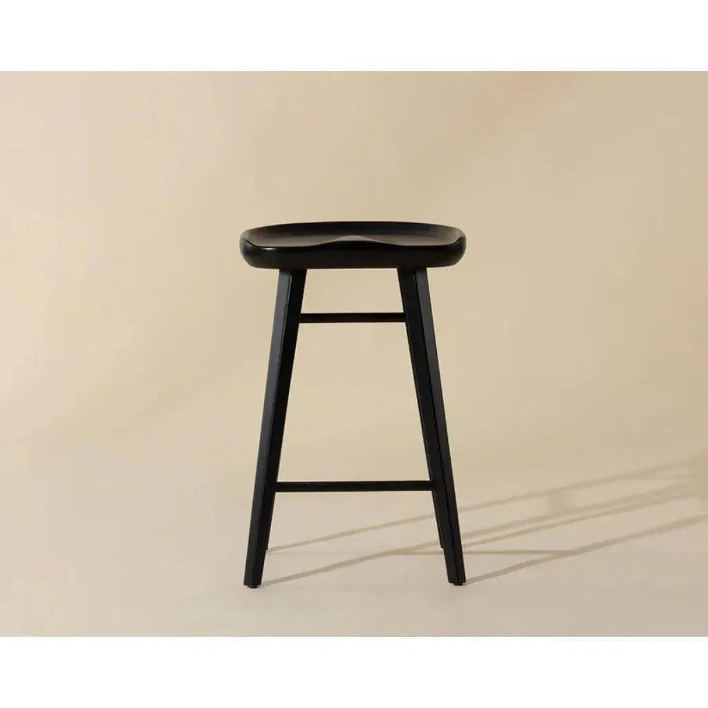 Dominic Wooden TraditionalCounter Stool - LOOMLAN - SUNPAN - Counter Stools