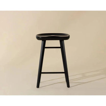 Dominic Wooden TraditionalCounter Stool - LOOMLAN - SUNPAN - Counter Stools