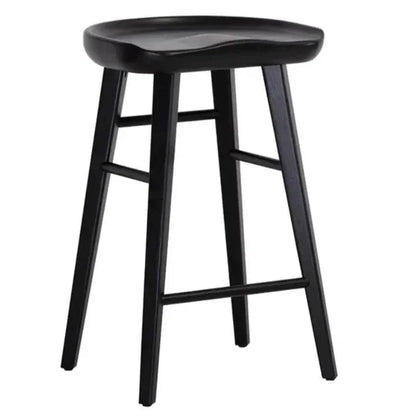 Dominic Wooden TraditionalCounter Stool - LOOMLAN - SUNPAN - Counter Stools