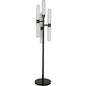 Dominique Floor Lamp, Black Metal-Floor Lamps-Noir-LOOMLAN