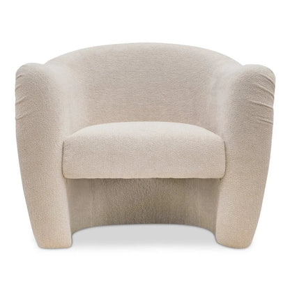 Domino Beige With Plush Finish Accent Chair - LOOMLAN - Moe's Home - Club Chairs