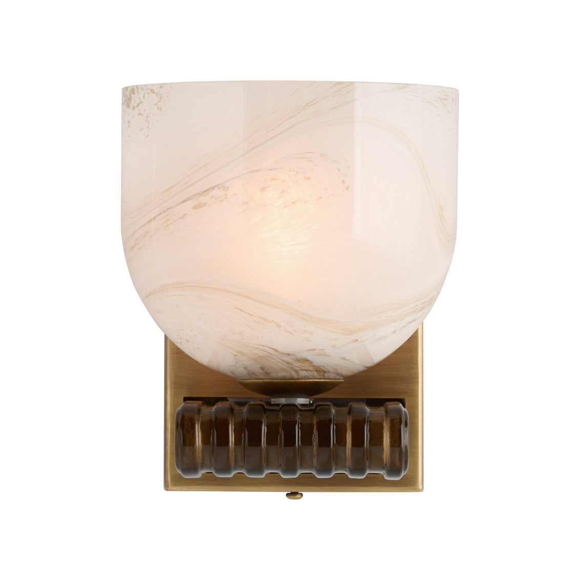 Donata Mouth Blown Glass Wall Sconce
