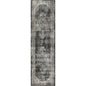Doon Central Medallion Gray Kitchen Hallway Runner Rug - LOOMLAN - LOOMLAN - Area Rugs