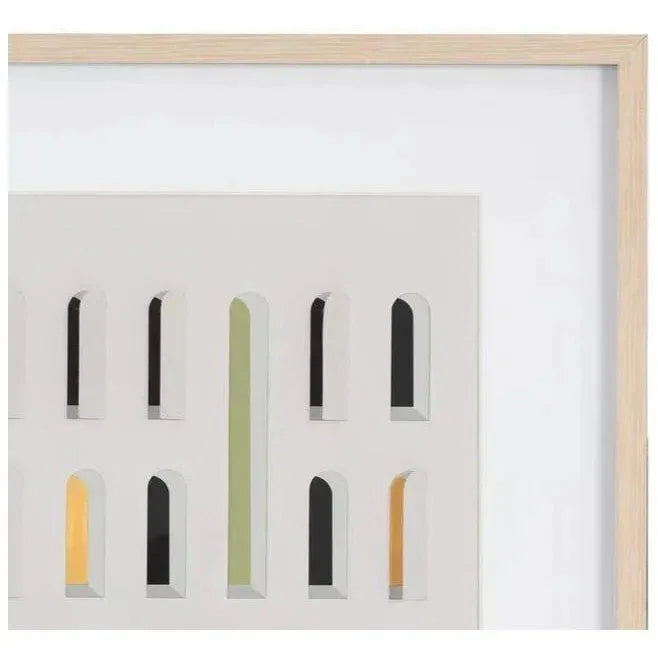 Door To Door Luxe Art 2PC With Wood Frames-Framed Wall Art-SUNPAN-LOOMLAN