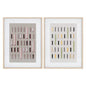 Door To Door Luxe Art 2PC With Wood Frames-Framed Wall Art-SUNPAN-LOOMLAN