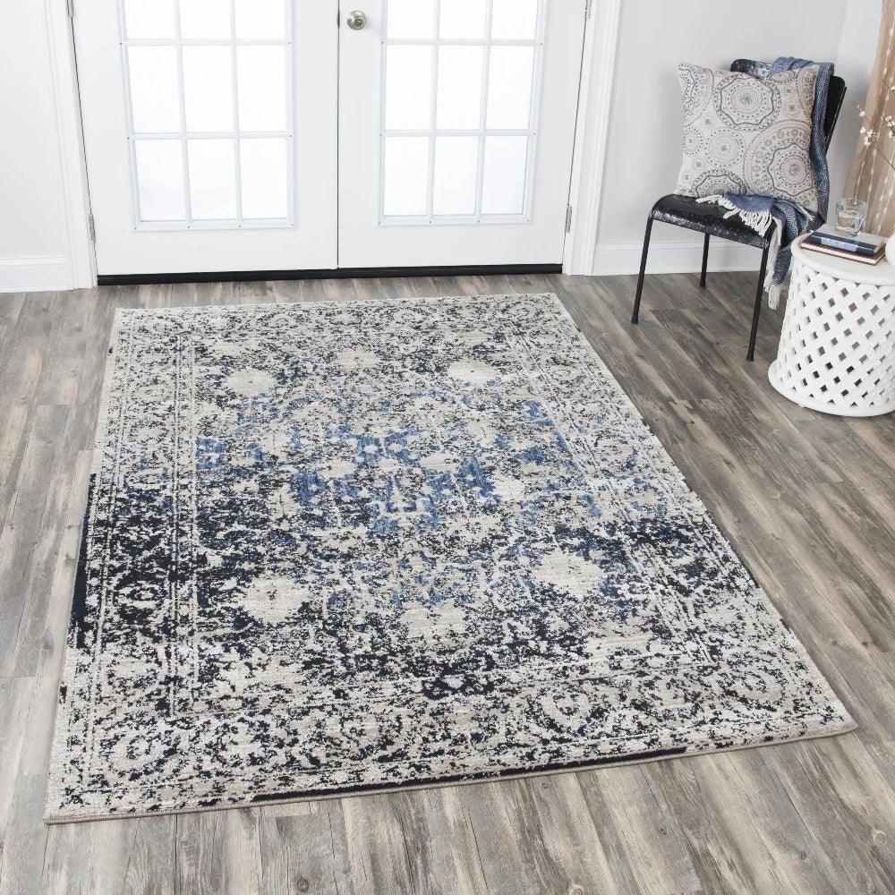 Doos Oriental Distress Brown Kitchen Hallway Runner Rug - LOOMLAN - LOOMLAN - Area Rugs