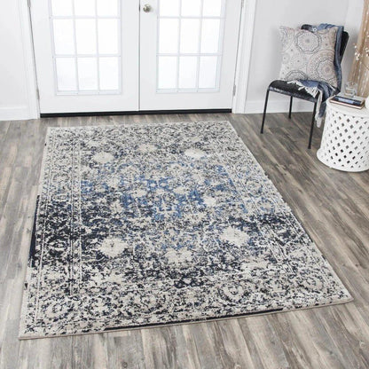 Doos Oriental Distress Brown Kitchen Hallway Runner Rug - LOOMLAN - LOOMLAN - Area Rugs