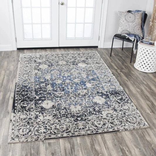 Doos Oriental Distress Brown Kitchen Hallway Runner Rug - LOOMLAN - LOOMLAN - Area Rugs