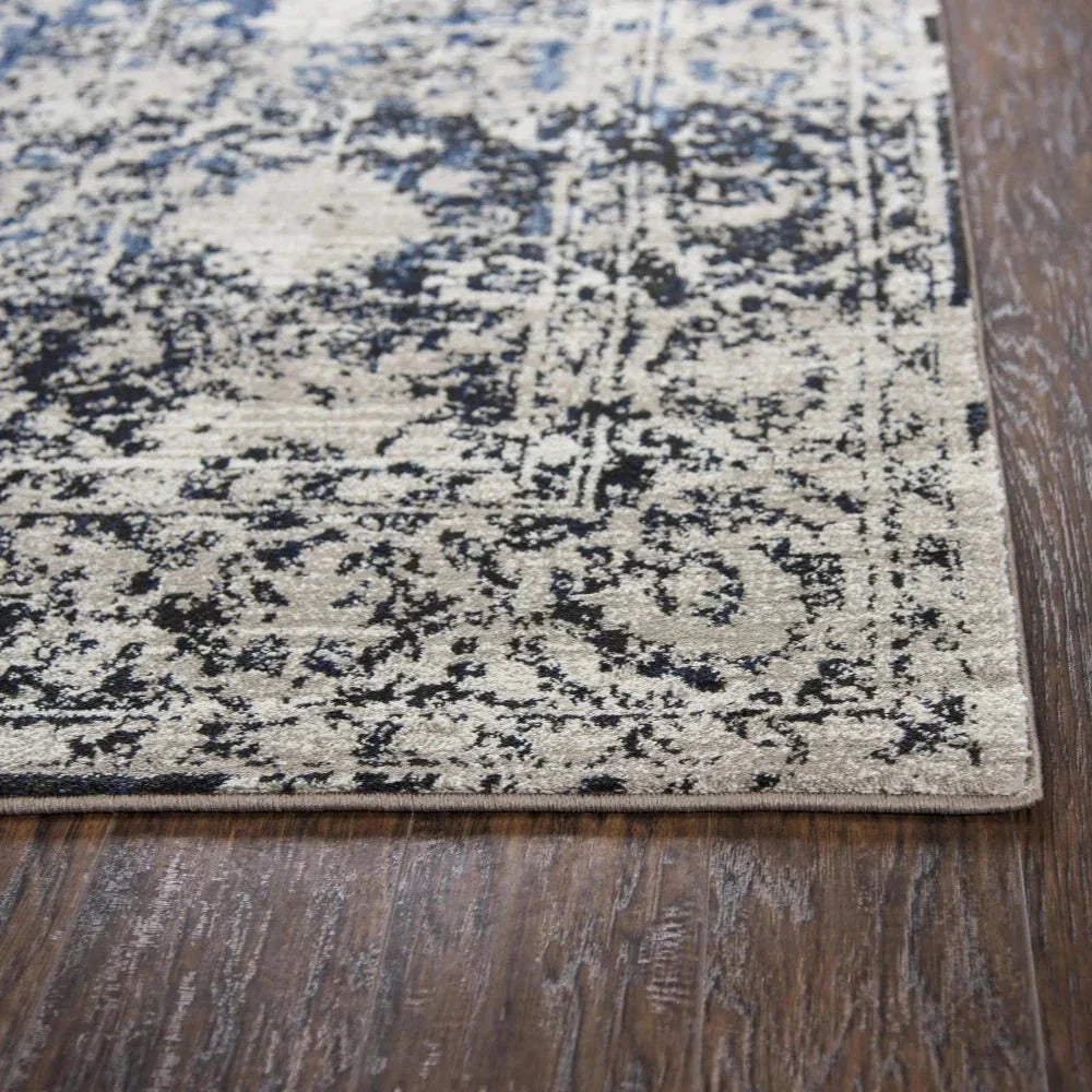 Doos Oriental Distress Brown Kitchen Hallway Runner Rug - LOOMLAN - LOOMLAN - Area Rugs
