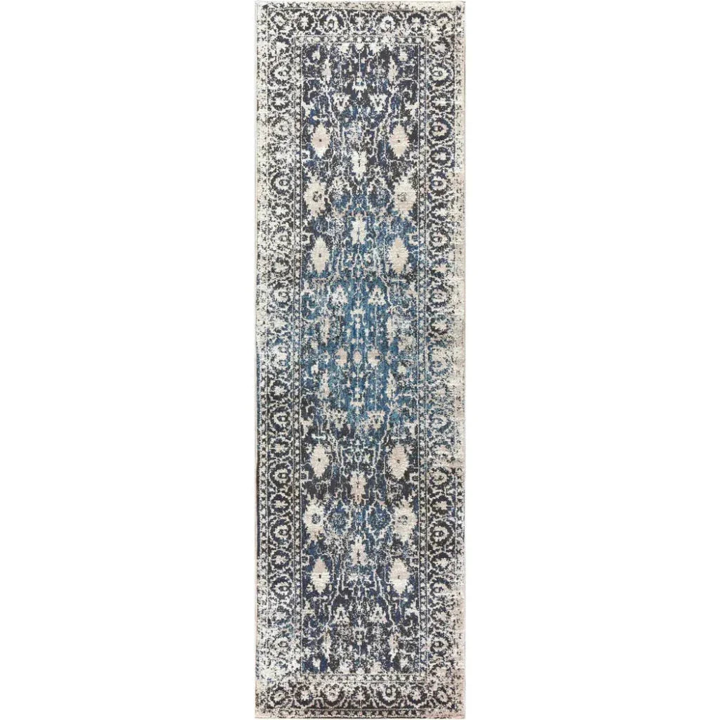 Doos Oriental Distress Brown Kitchen Hallway Runner Rug - LOOMLAN - LOOMLAN - Area Rugs