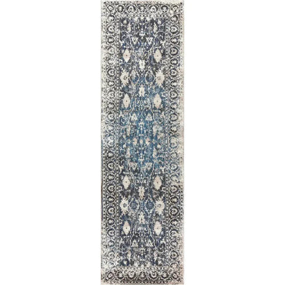 Doos Oriental Distress Brown Kitchen Hallway Runner Rug - LOOMLAN - LOOMLAN - Area Rugs