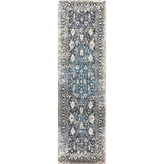 Doos Oriental Distress Brown Kitchen Hallway Runner Rug - LOOMLAN - LOOMLAN - Area Rugs