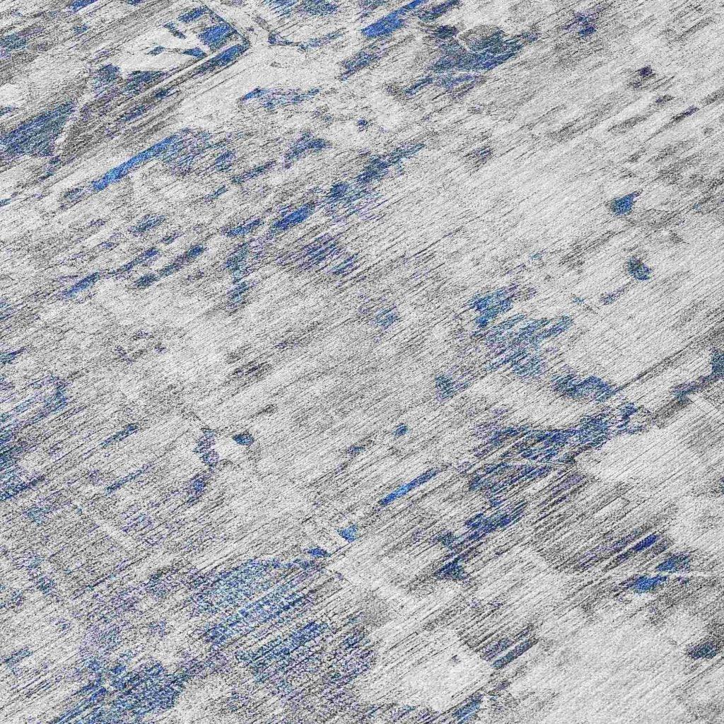 Dorana Blue Washable Indoor - Outdoor Rug - LOOMLAN - LOOMLAN Rugs - Outdoor Rugs