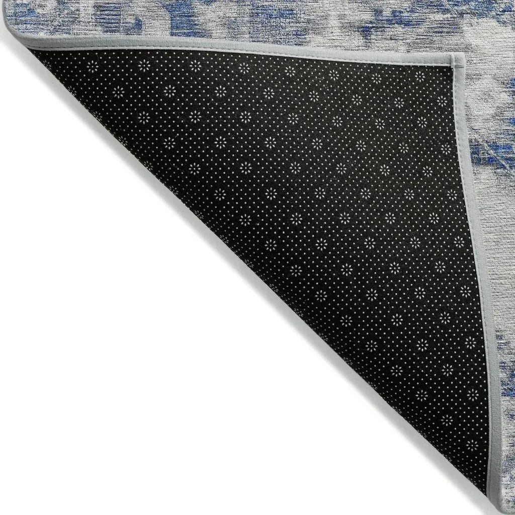 Dorana Blue Washable Indoor - Outdoor Rug - LOOMLAN - LOOMLAN Rugs - Outdoor Rugs