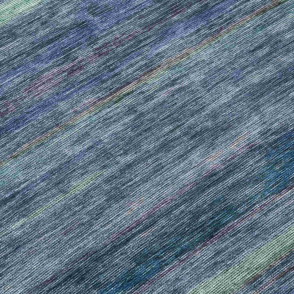 Doravine Blue Washable Indoor - Outdoor Rug - LOOMLAN - LOOMLAN Rugs - Outdoor Rugs