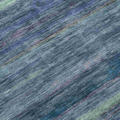 Doravine Blue Washable Indoor - Outdoor Rug - LOOMLAN - LOOMLAN Rugs - Outdoor Rugs