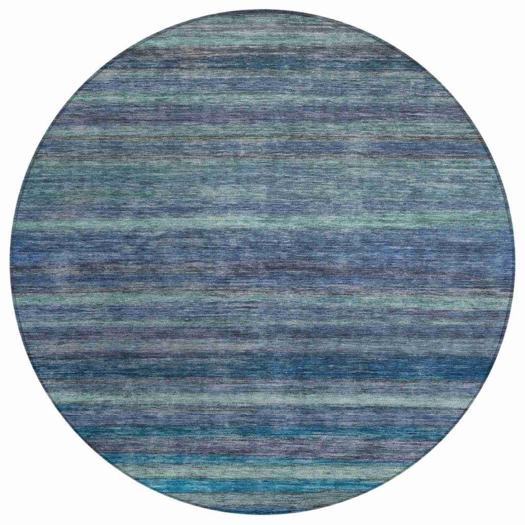 Doravine Blue Washable Indoor - Outdoor Rug - LOOMLAN - LOOMLAN Rugs - Outdoor Rugs