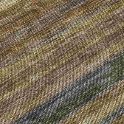 Doravine Brown Washable Indoor - Outdoor Rug - LOOMLAN - LOOMLAN Rugs - Outdoor Rugs