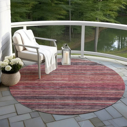 Doravine Orange Washable Indoor - Outdoor Rug - LOOMLAN - LOOMLAN Rugs - Outdoor Rugs