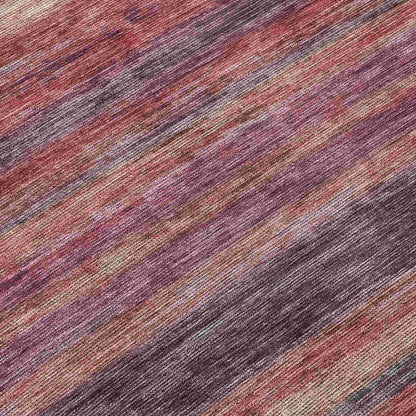 Doravine Orange Washable Indoor - Outdoor Rug - LOOMLAN - LOOMLAN Rugs - Outdoor Rugs