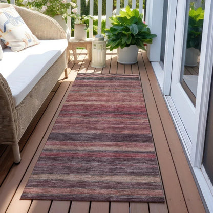 Doravine Orange Washable Indoor - Outdoor Rug - LOOMLAN - LOOMLAN Rugs - Outdoor Rugs