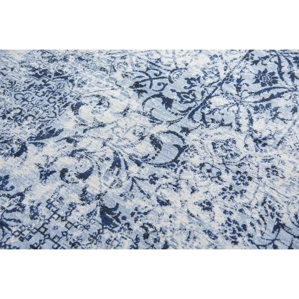 Dori Patch Work White Kitchen Hallway Runner Rug - LOOMLAN - LOOMLAN - Area Rugs