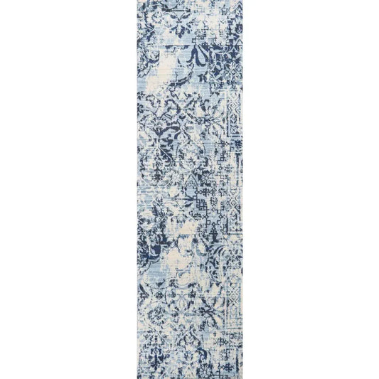 Dori Patch Work White Kitchen Hallway Runner Rug - LOOMLAN - LOOMLAN - Area Rugs