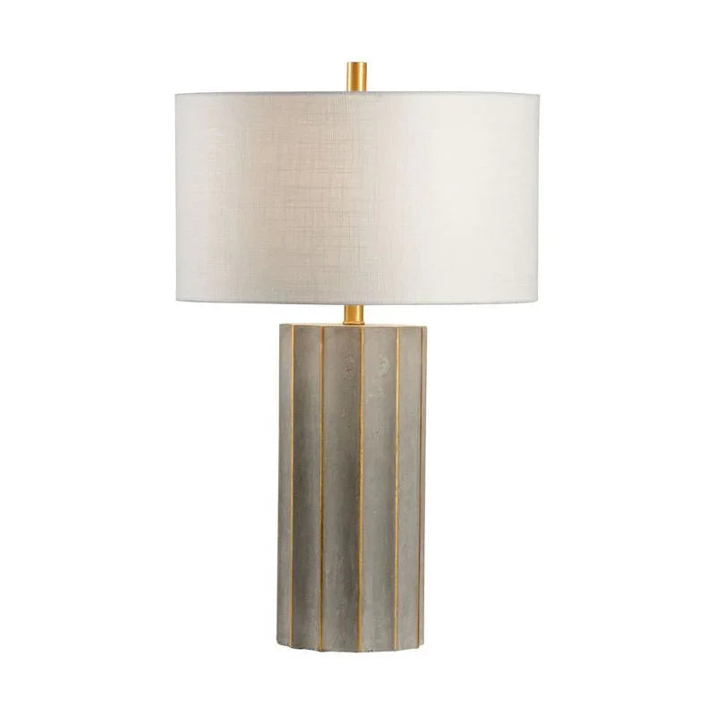 Doric Concrete Finish Table Lamp - LOOMLAN - Wildwood - Table Lamps
