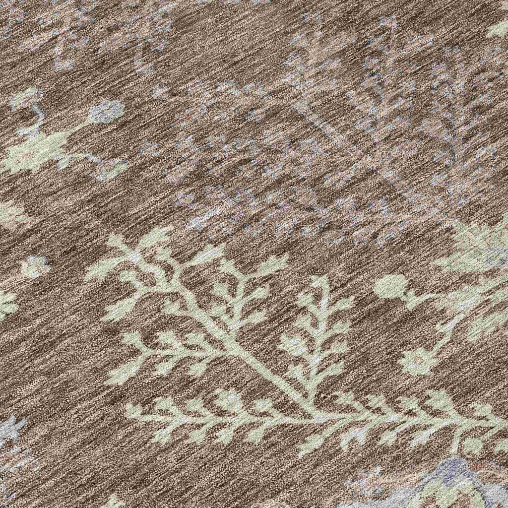 Doris Brown Washable Indoor - Outdoor Rug - LOOMLAN - LOOMLAN Rugs - Outdoor Rugs