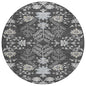 Doris Charcoal Washable Indoor - Outdoor Rug - LOOMLAN - LOOMLAN Rugs - Outdoor Rugs