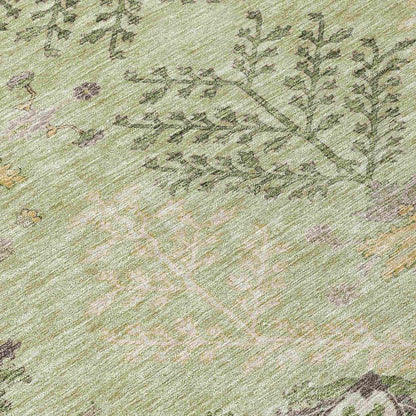 Doris Green Washable Indoor - Outdoor Rug - LOOMLAN - LOOMLAN Rugs - Outdoor Rugs