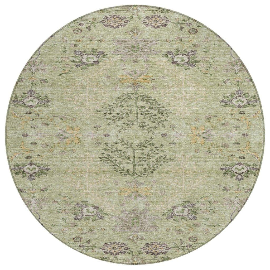 Doris Green Washable Indoor - Outdoor Rug - LOOMLAN - LOOMLAN Rugs - Outdoor Rugs