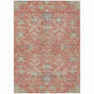Doris Orange Washable Indoor - Outdoor Rug - LOOMLAN - LOOMLAN Rugs - Outdoor Rugs