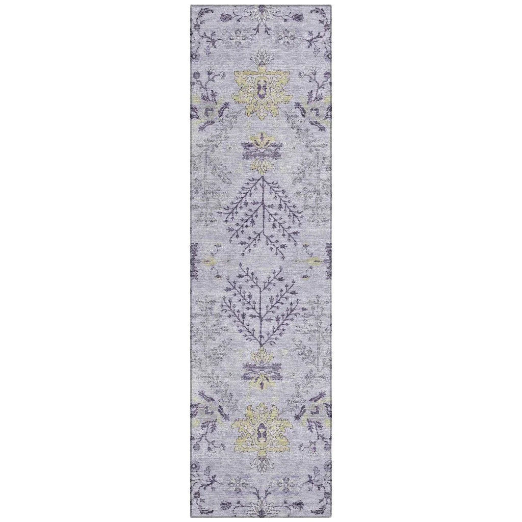 Doris Purple Washable Indoor - Outdoor Rug - LOOMLAN - LOOMLAN Rugs - Outdoor Rugs