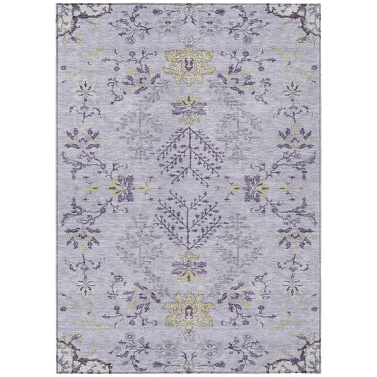Doris Purple Washable Indoor - Outdoor Rug - LOOMLAN - LOOMLAN Rugs - Outdoor Rugs