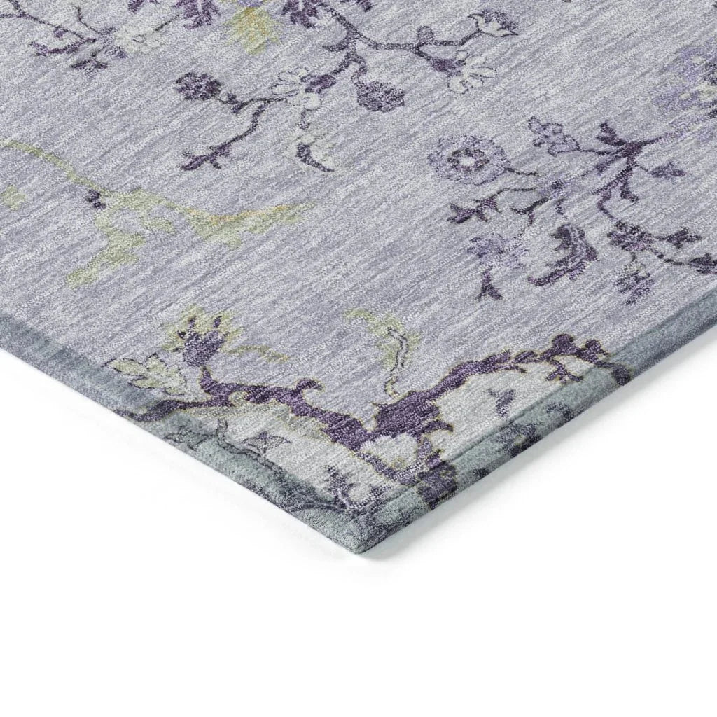 Doris Purple Washable Indoor - Outdoor Rug - LOOMLAN - LOOMLAN Rugs - Outdoor Rugs