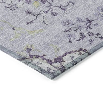Doris Purple Washable Indoor - Outdoor Rug - LOOMLAN - LOOMLAN Rugs - Outdoor Rugs