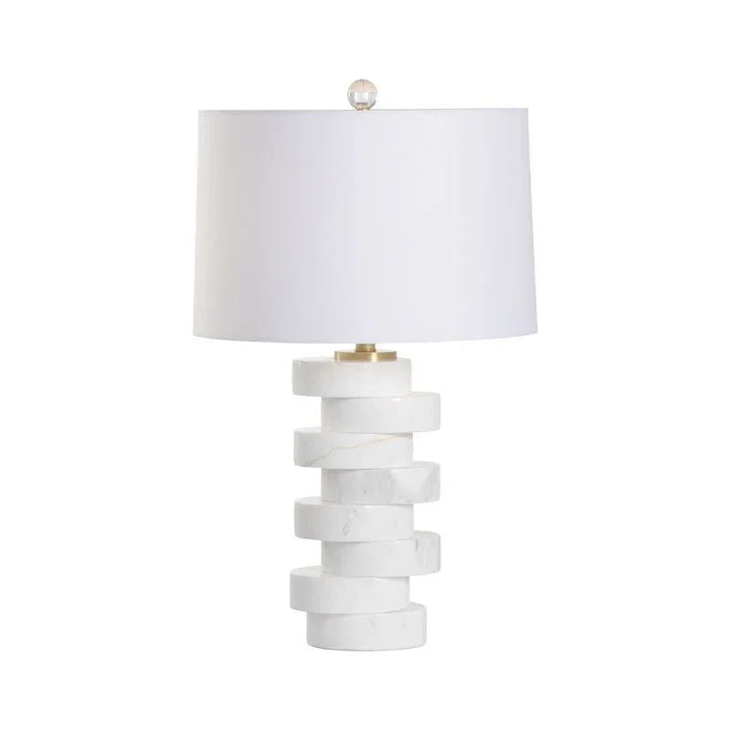 Dorsum Rustic Marble Table Lamp - LOOMLAN - Wildwood - Table Lamps
