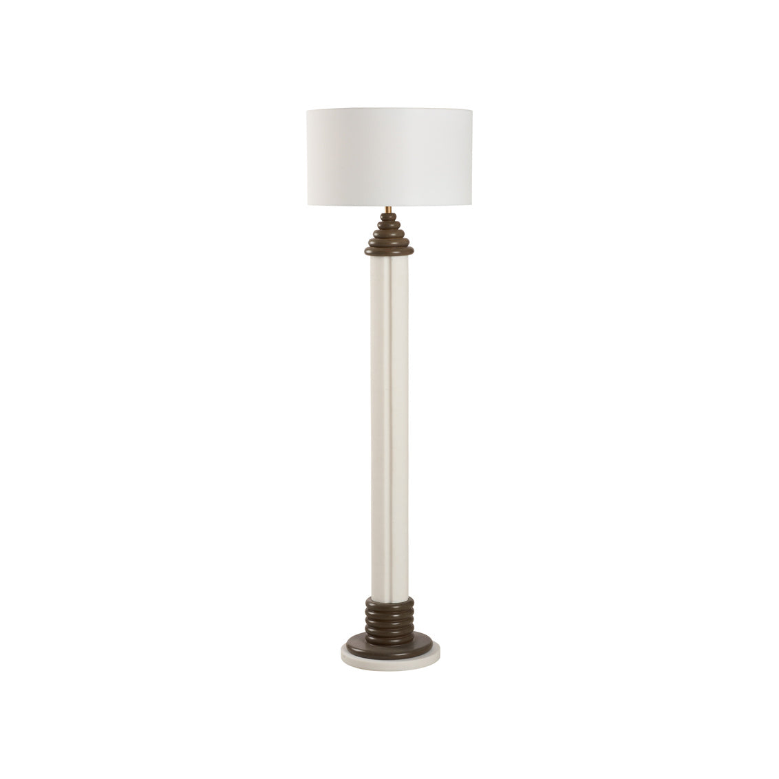 Dorton Sculpted Resin Base Floor Lamp-Floor Lamps-Wildwood-LOOMLAN