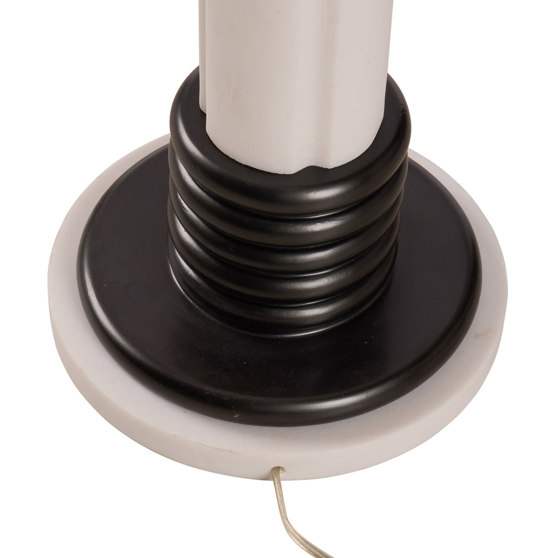 Dorton Sculpted Resin Base Floor Lamp-Floor Lamps-Wildwood-LOOMLAN